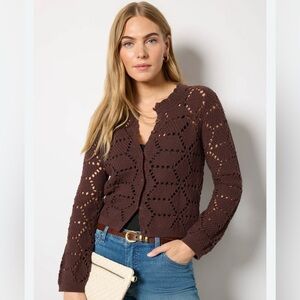 Evereve X Z Supply Rosalyn Sweater Cardigan - size medium